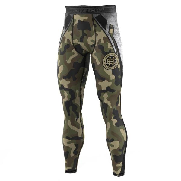 Legginsy sportowe męskie EXTREME HOBBY MILITARY