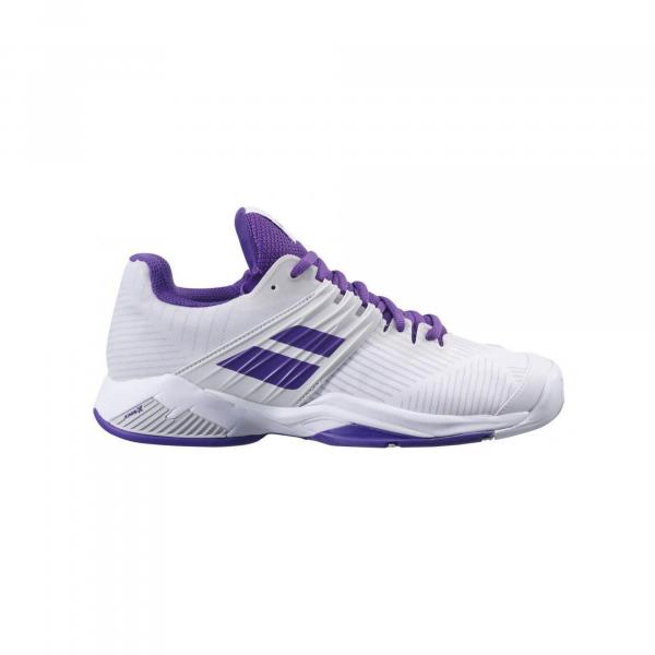 Buty tenisowe damskie Babolat Propulse Fury All Court women white/purple 40