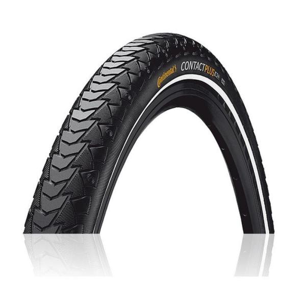 Opona Contact Plus 26 X 1,75 Czarna Z Odblaskiem