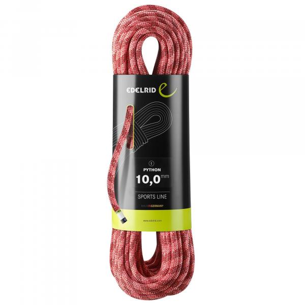 Lina wspinaczkowa dynamiczna Edelrid Python 10 mm 50m czerwony