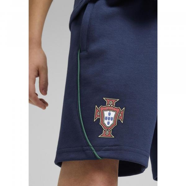 Młodzieżowe szorty Portugalia Casuals PUMA Persian Blue Sunny Yellow
