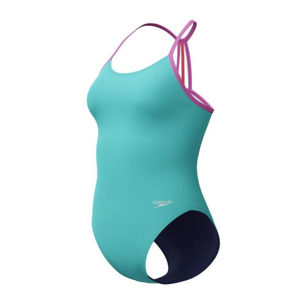 Strój kąpielowy jednoczęściowy dziewczęcy na basen Speedo Solid Line