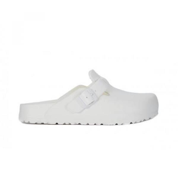 Buty do chodzenia damskie Birkenstock Boston Eva White