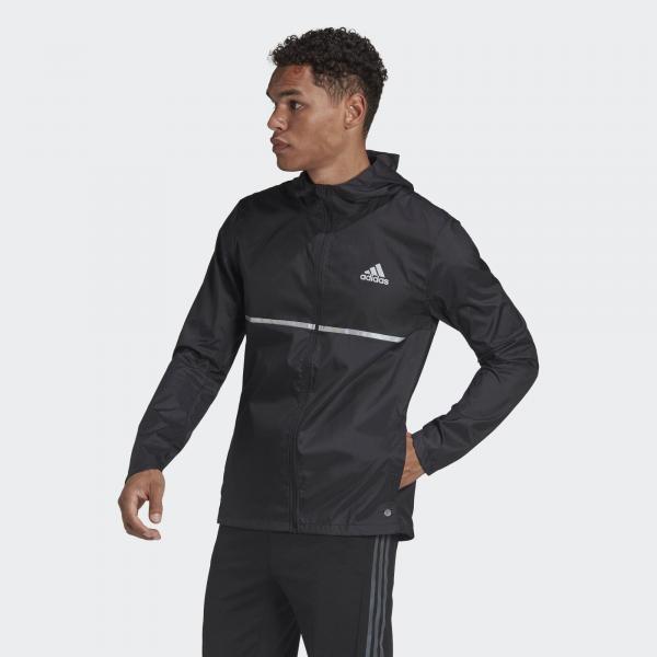 Męska kurtka sportowa Adidas Own the Run Czarny
