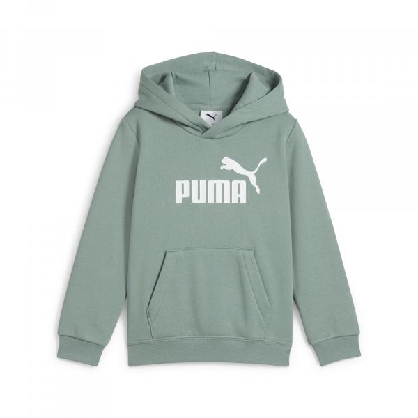 Dziecięca polarowa bluza z kapturem ESS z logo No. 1 PUMA Green Moon