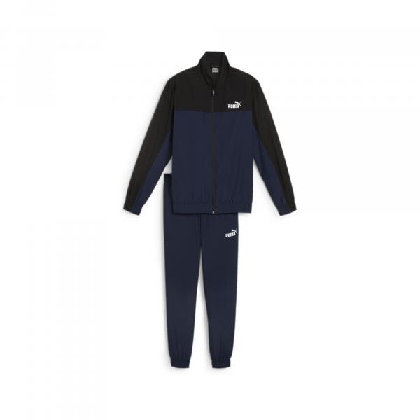 Męski dres z tkaniny PUMA Club Navy Blue