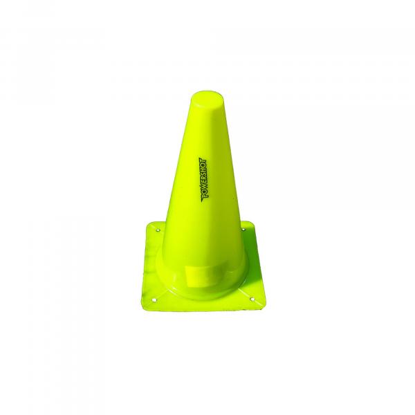 Zestaw 4 stożków granicznych - żółty 30 cm