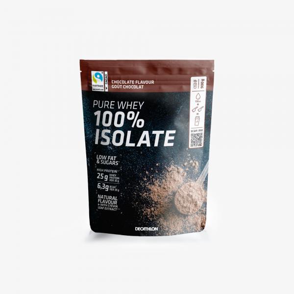 Czysty izolat białka serwatkowego Pure whey isolate 100% smak czekoladowy 900 g