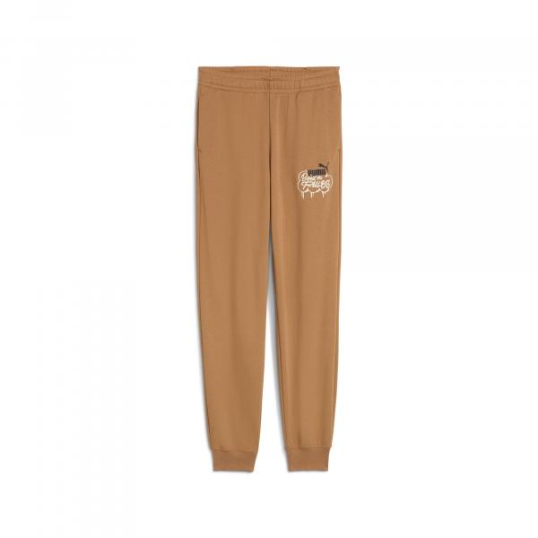 Młodzieżowe spodnie dresowe MID90s PUMA Melted Caramel Brown