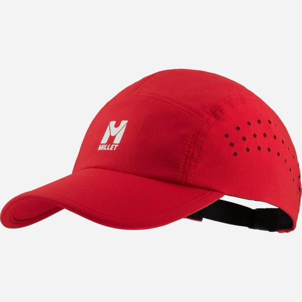Czapka z daszkiem Millet Chamonix 5 Panel Cap Czerwony Active Fit