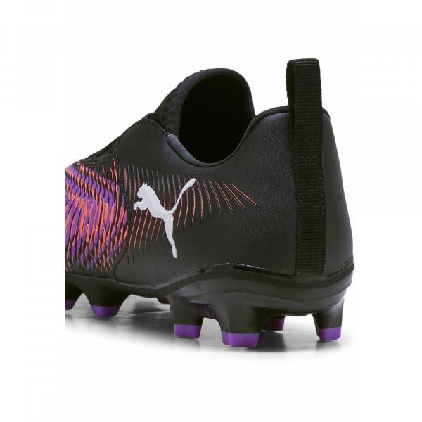 Młodzieżowe buty piłkarskie FUTURE 8 MATCH LL FG/AG PUMA Black White Glowing Red