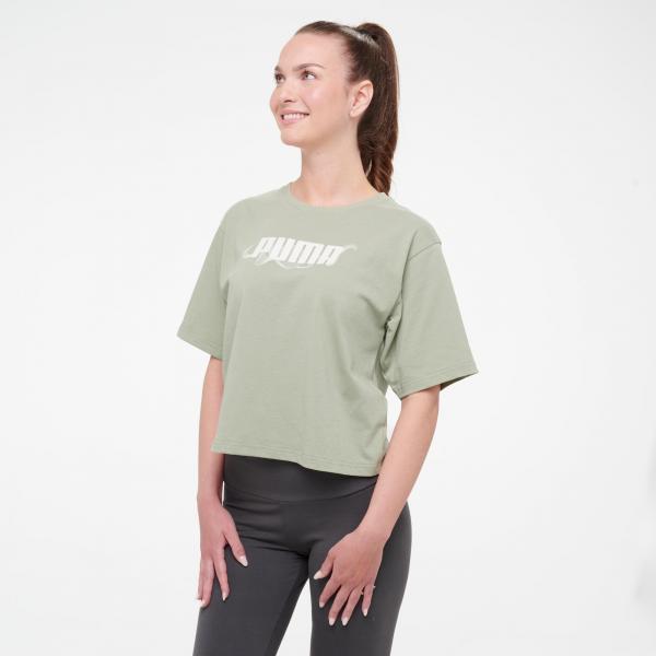 Koszulka damska Puma Gym & Pilates crop