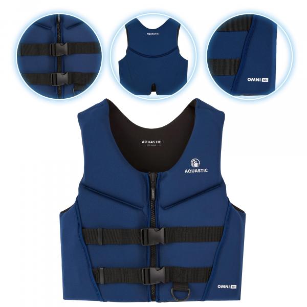 Kamizelka asekuracyjna AQUASTIC Omni 50N neoprenowa