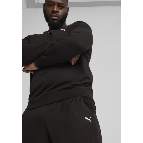 Męskie tkane spodnie Essentials PUMA Black