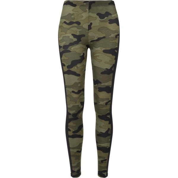 Damskie Legginsy W Prążki Camo