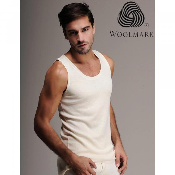 Koszulka termoaktywna męska Woolona 100% wełna merino bez rękawów