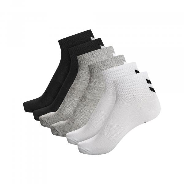 Hummel Skarpetki ZESTAW 6-Pack Z SZEWRONAMI MID CUT