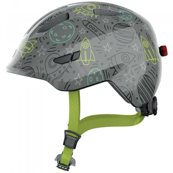 Dziecięcy kask rekreacyjny „Smiley 3.0 LED” szary space