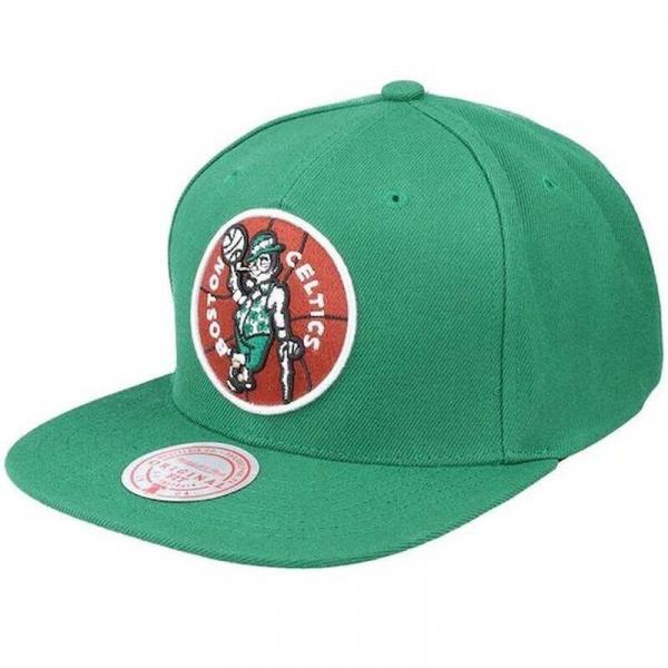 Czapka z daszkiem męska do koszykówki Mitchell & Ness NBA Boston Celtics zielona