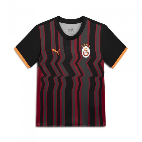 Młodzieżowa koszulka Galatasaray SK 24/25 PUMA Black Intense Orange