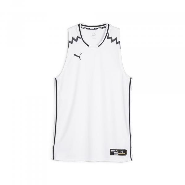 Męska koszulka do koszykówki Hoops Team PUMA White