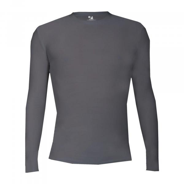 Koszulka z długim rękawem Pro Compression Adults Men Round Neck Undershirt