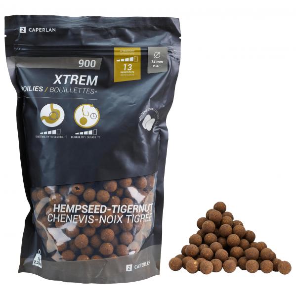 Kulki proteinowe Caperlan XTREM 900 14 mm konopie-orzech tygrysi 1 kg