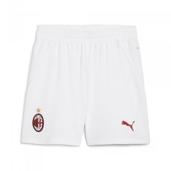 Młodzieżowe szorty AC Milan 24/25 PUMA White For All Time Red