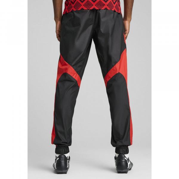 Męskie spodnie przedmeczowe Egipt PUMA Black Red