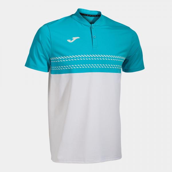 Koszulka męska Joma Smash Short Sleeve Polo white/blue S