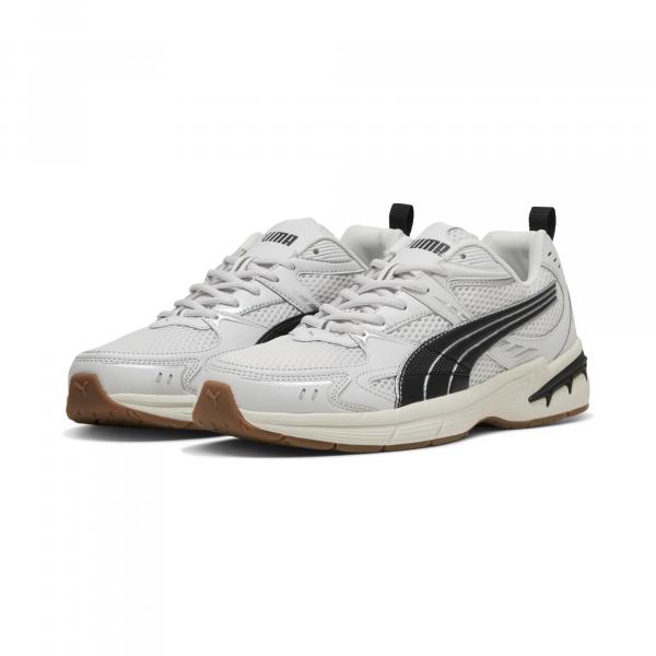 Sneakersy unisex Milenio Tech 2000 PUMA Feather Gray Black Silver Metallic