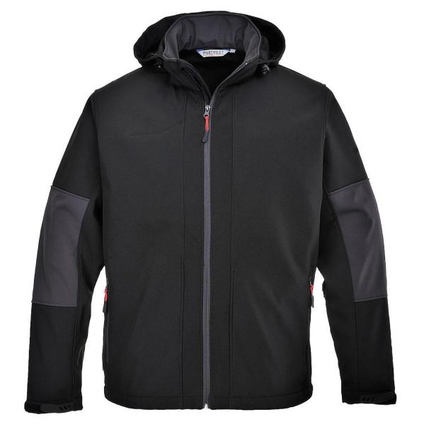 Męska Kurtka Soft Shell Z Kapturem
