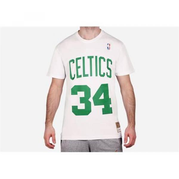 Koszulka sportowa męska Mitchell & Ness BNN3CW19045BCEWHIT00PPI