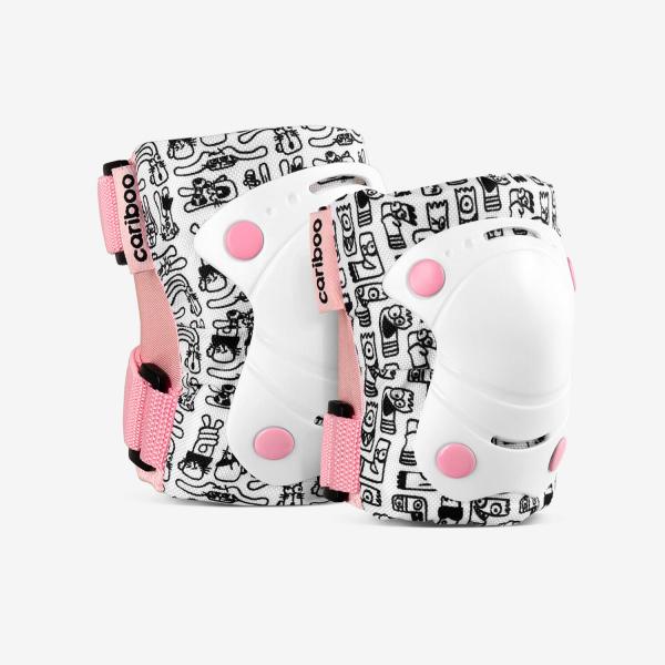 Ochraniacze dla dzieci Cariboo Jump S 2-pack (różowo-białe) -4785