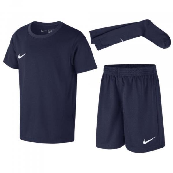 Strój piłkarski dla dzieci Nike Park 20 Dri-Fit komplet koszulka spodenki getry