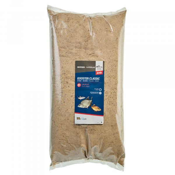 Zanęta CAPERLAN Gooster Classic 4x4 Rzeka 9,5 kg brązowa