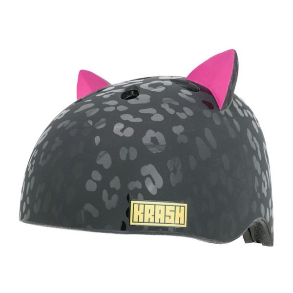 Kask juniorski C-PREME Leopard Kitty Black