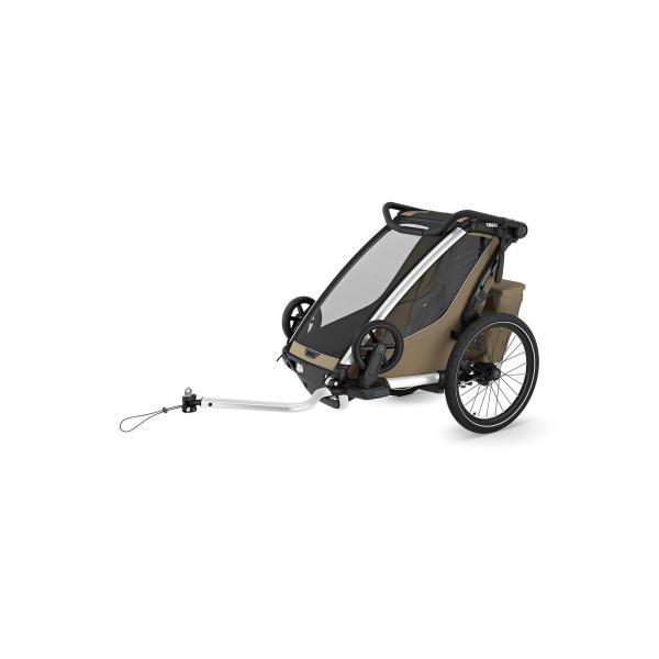 Przyczepka rowerowa Thule Chariot Cross 2 Single - khaki