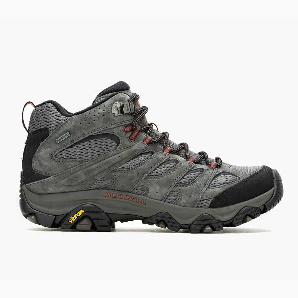 Mężczyźni Turystyka Buty Merrell Moab 3 Mid Gtx, Szary