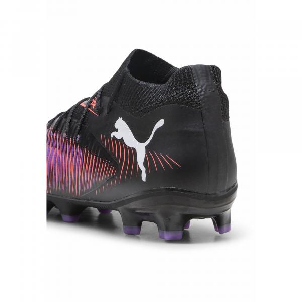 Młodzieżowe buty piłkarskie FUTURE 8 PRO FG/AG PUMA Black White Glowing Red