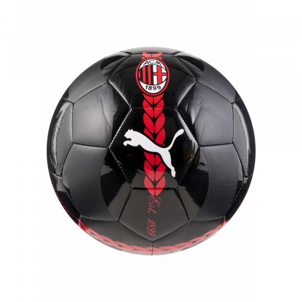 Przedmeczowa piłka do piłki nożnej AC Milan 24/25 PUMA Black For All Time Red