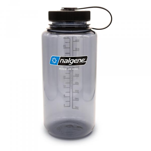 Butelka turystyczna Nalgene Sustain Wide Mouth 32 oz (1000 ml) - gray/black