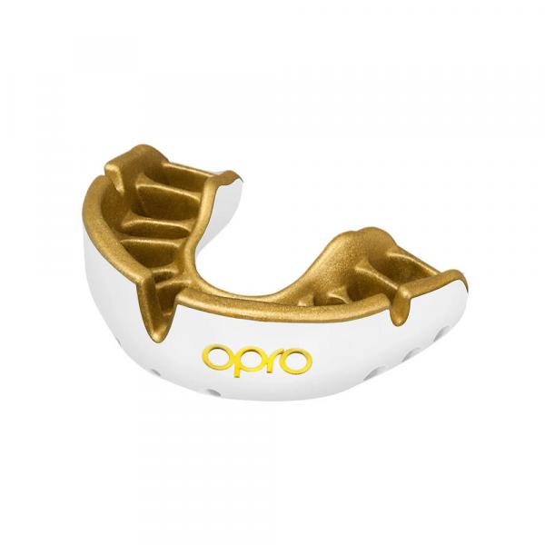 Ochraniacz na Zęby Opro Gold Biały/Złoty