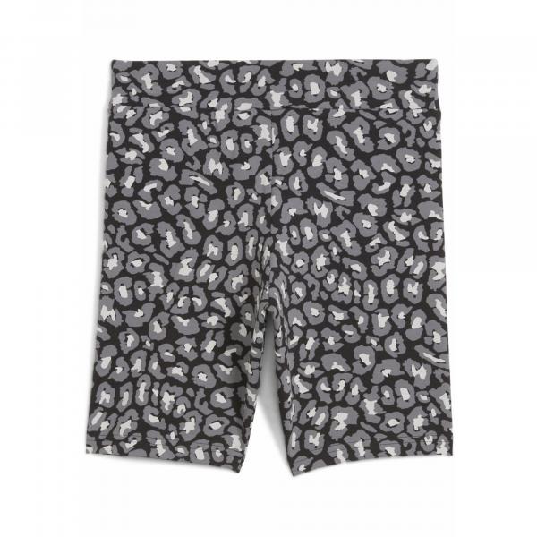 Młodzieżowe krótkie legginsy Essentials Animal PUMA Black