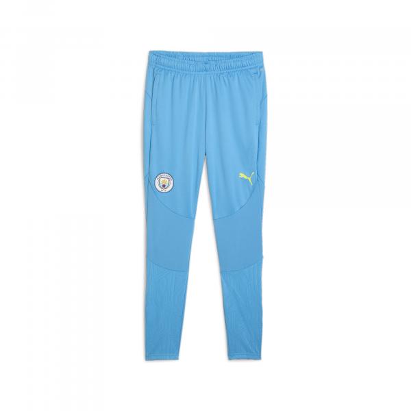 Męskie spodnie treningowe Manchester City PUMA Magic Blue Yellow Glow