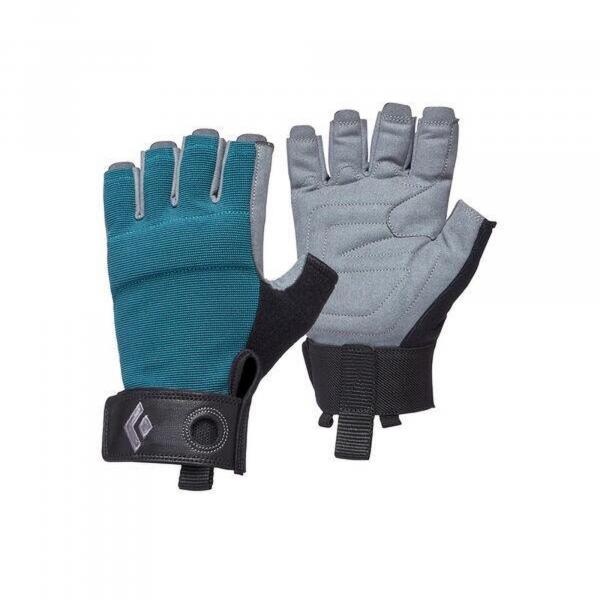 BLACK DIAMOND Rękawiczki damskie CRAG HALF-FINGER GLOVES-XS-Zielony