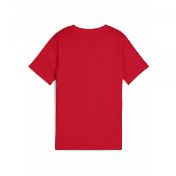 Młodzieżowa koszulka Essentials Logo Lab Summer PUMA For All Time Red