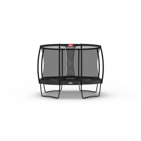Trampolina BERG Champion + Siatka zab. Regular Owalna 350x250 Antr. sz.
