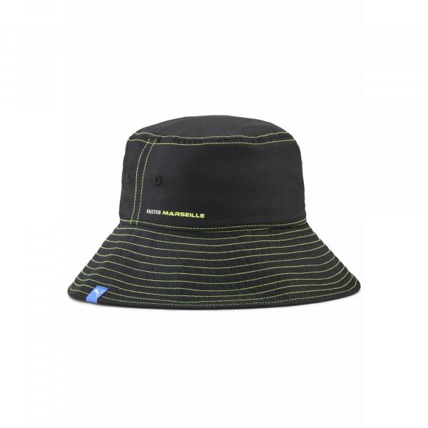 Kapelusz typu bucket Olympique Marsylia FASTER PUMA Black White