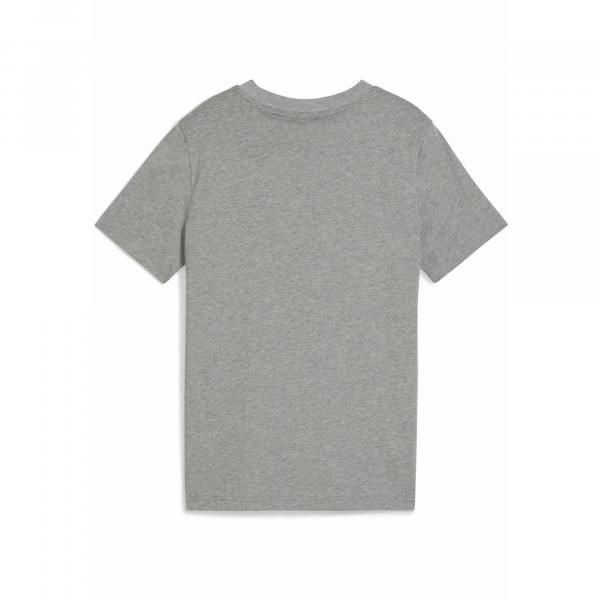 Młodzieżowa koszulka ESS z logo No. 1 PUMA Medium Gray Heather